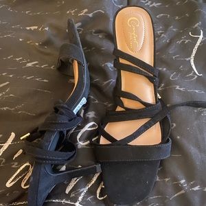 Wrap Around Your Leg Sandal (Short Heel)